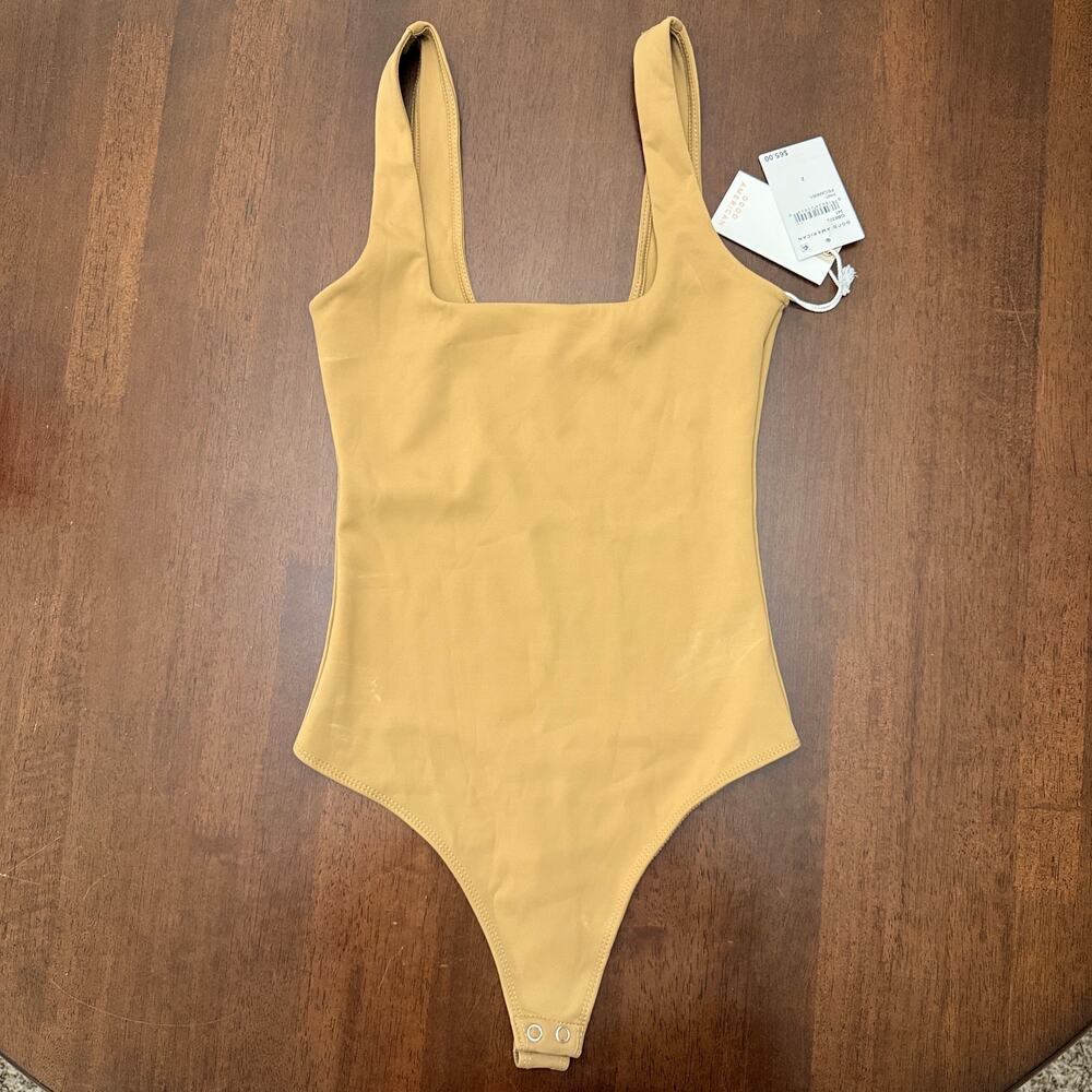 Good American Tan Body Suit - Size 2
